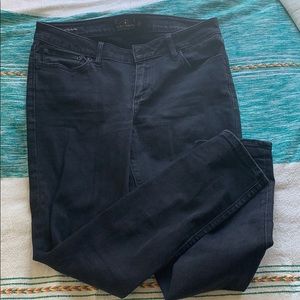 Free People distressed black jeans